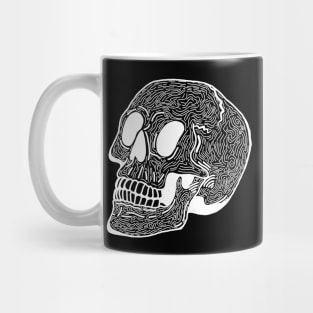 Skull Doodle (Black) Mug